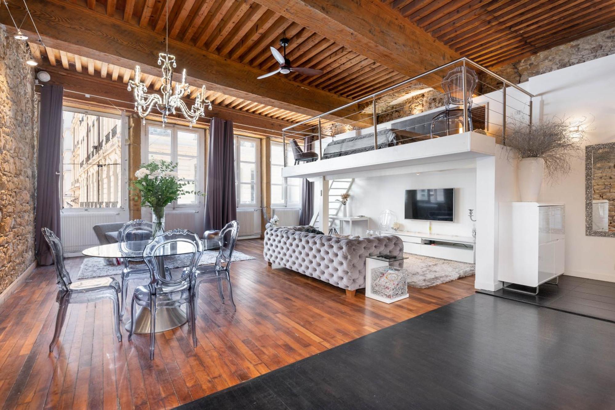 Le Carre Merciere , Appartements De Luxe Au Coeur De Lyon, Loft Et Studio Экстерьер фото